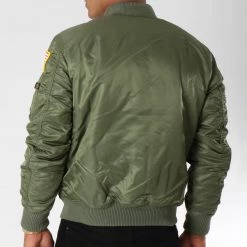 Vente flash ⌛ Bomber MA-1 VF Nasa Vert Kaki de Alpha Industries 👏 -California Jewels Soldes alpha industries 150783 166107 01 20180814T121942 05