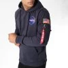 Top 10 👏 Sweat Capuche Avec Poche Bomber Nasa Space Shuttle Bleu Marine de Alpha Industries 🔔 -California Jewels Soldes alpha industries 150788 178317 07 20200415T141722 01