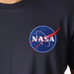 Grosses soldes 🌟 Tee 👚 Shirt Nasa Space Shuttle Bleu Marine de Alpha Industries 👍 -California Jewels Soldes alpha industries 167875 176507 07 20190123T153545 03