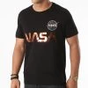 Les meilleures critiques de 😍 Tee 👕 Shirt NASA Reflective T 178501 Noir de Alpha Industries 🔔 -California Jewels Soldes alpha industries 272935 178501 209 20210802T162827 01