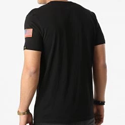 Tout neuf 😍 Tee 👕 Shirt NASA 176506 Noir de Alpha Industries 🎁 -California Jewels Soldes alpha industries 298149 176506 03 20220117T160407 04