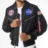 Meilleure vente ⭐ Veste Bomber Nasa Spacewalk 108103 Noir de Alpha Industries 👍 1 Meilleure vente ⭐ Veste Bomber Nasa Spacewalk 108103 Noir de Alpha Industries 👍 -California Jewels Soldes alpha industries 339041 108103 03 20220927T152259 01