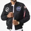 Les meilleures critiques de 👍 Veste Bomber MA-1 VF Nasa 166107LP Noir de Alpha Industries 😀 -California Jewels Soldes alpha industries 339060 166107LP 03 20220927T152244 01