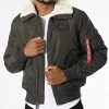 Nouveau 👏 Veste Bomber Col Fourrure B15-3 TT 198122 Vert Kaki de Alpha Industries 🔥 -California Jewels Soldes alpha industries 339069 198122 413 20220930T160244 01