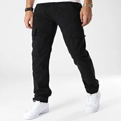 Meilleure vente 🎉 Pantalon Cargo 158205 Noir de Alpha Industries 👏