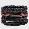 Sortie 🥰 Lot De 5 Bracelets Weave Noir Marron de California Jewels ✨ -California Jewels Soldes california jewels 131648 B878 20211020T151833 01