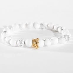 Meilleure affaire 👏 Bracelet B920-2 Blanc Doré de California Jewels 😀