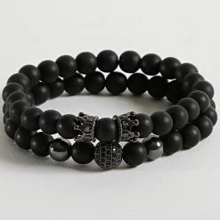 De gros 🎁 Bracelet BL0763 Noir de California Jewels 😍