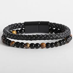 Tout neuf 🥰 Bracelet AE100 Noir Jaune de California Jewels ✨