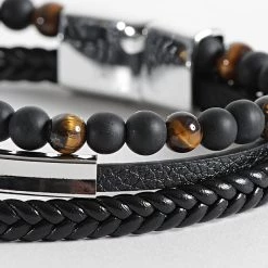 Remise 🎉 Bracelet AE106 Noir Chrome de California Jewels 🥰 -California Jewels Soldes california jewels 284138 AE106 20211008T163349 03