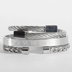 Grosses soldes 😉 Lot De 3 Bracelets AE123 Argenté de California Jewels 🎁