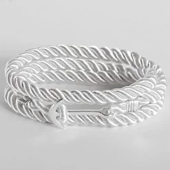 Coupon 🔥 Bracelet AE126 Blanc Argenté de California Jewels 👏