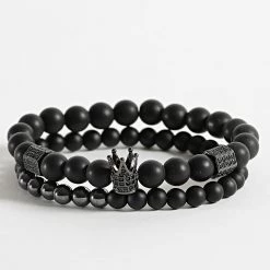 Le moins cher 😀 Bracelet Ran 40 Noir de California Jewels ✔️