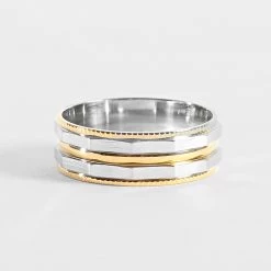 Top 10 ✨ Bague SR17 Argenté Doré de California Jewels ⌛