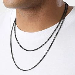 Nouveau 🌟 Lot De 2 Colliers RAN89 Noir de California Jewels 🧨