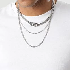 Meilleur prix 🥰 Collier BR07 Argenté de California Jewels 😀