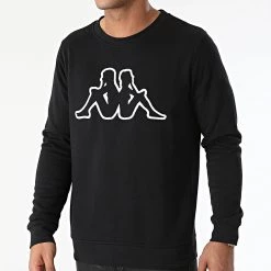 Acheter 👍 Sweat Crewneck Logo Airivit 3032BZ0 Noir de Kappa 🤩 -California Jewels Soldes kappa 290182 3032BZ0 A01 20211103T155213 03