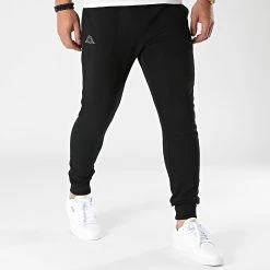 Budget 🤩 Pantalon Jogging Logo Zant 303MJC0 Noir de Kappa 🎁