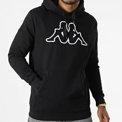 Sortie ❤️ Sweat Capuche Logo Airiti 3032BY0 Noir de Kappa 🎉 -California Jewels Soldes kappa 292559 3032BY0 A01 20211124T153144 03