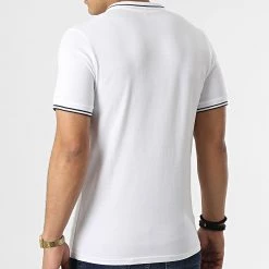 Offres 😍 Polo A Manches Courtes Logo Ezio 351683W Blanc de Kappa ✔️ -California Jewels Soldes kappa 301302 351683W A01 20220207T162123 04