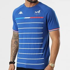 Coupon 🤩 Tee 👕 Shirt Alpine F1 36193HW Bleu de Kappa 🔔