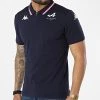 Bon marché 😀 Polo Manches Courtes Col Zippé Alpine F1 381D2FW Bleu Marine de Kappa 🛒 -California Jewels Soldes kappa 311361 381D2FW A03 20220331T151237 01