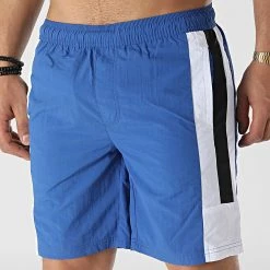 Acheter 🥰 Short Jogging A Bandes 321867W Bleu Roi de Kappa 👏