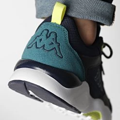 Top 10 🥰 Baskets Logo Brady 32163VW Blue Marine Blue Petrol Green Light de Kappa ✨ -California Jewels Soldes kappa 312372 32163VW A3A 20220404T161924 04