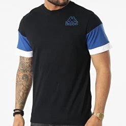 Tout neuf 🤩 Tee 👚 Shirt 33148UW Noir de Kappa 😍