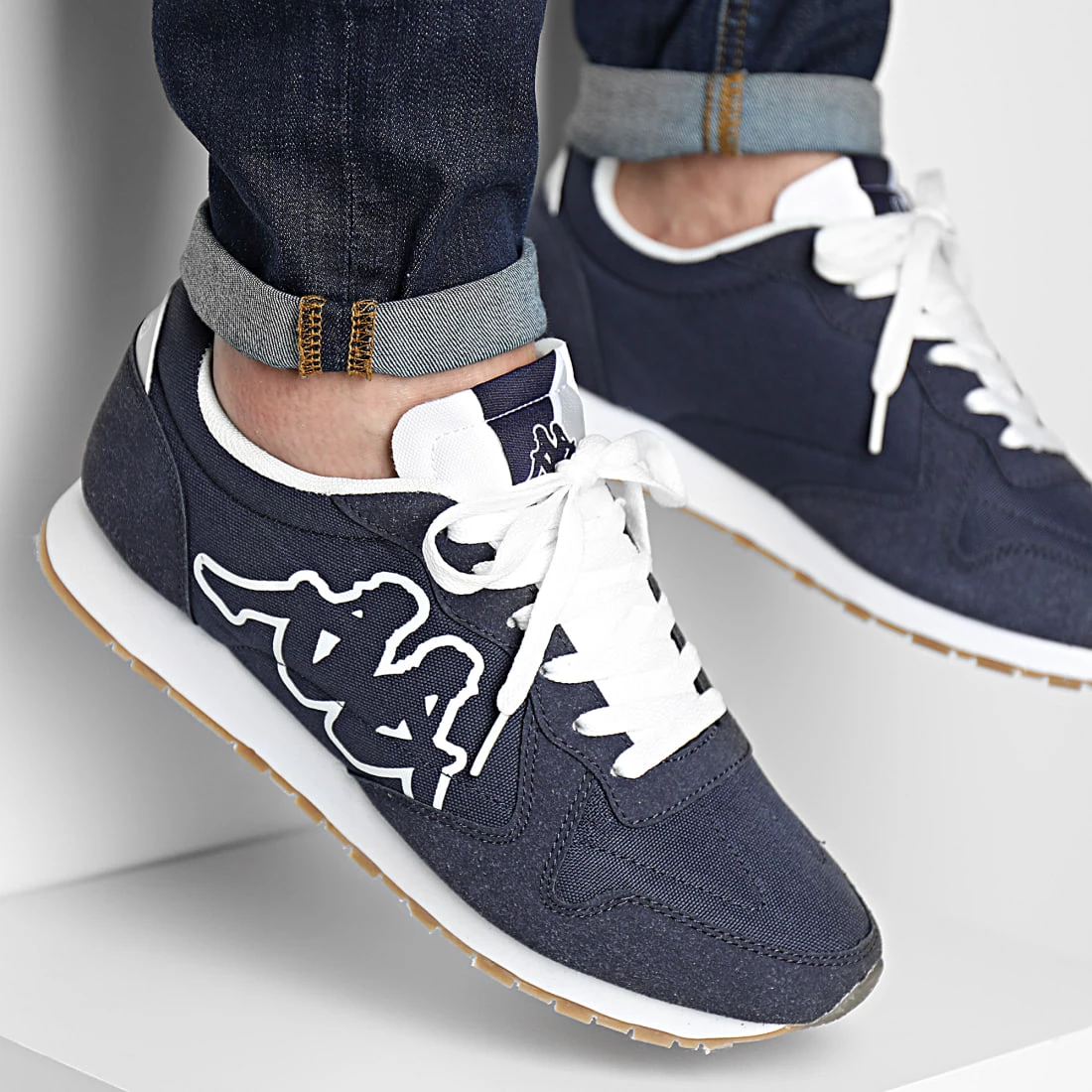 Meilleure affaire 👍 Baskets Logo Komaya 32154UW Bleu Marine White de Kappa ✨ 3 Meilleure affaire 👍 Baskets Logo Komaya 32154UW Bleu Marine White de Kappa ✨