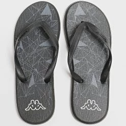 Remise 🎁 Tongs 371553W Noir de Kappa 😀