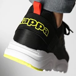 Le moins cher 😍 Baskets Logo Sanpuerto 36161RW Black Orange Green Lime de Kappa ✨ -California Jewels Soldes kappa 340903 36161RW A2L 20221013T160627 04