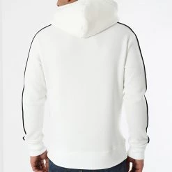 Remise 🌟 Sweat Capuche Diamond H019 Blanc de NI by Ninho ⌛ -California Jewels Soldes ni by ninho 243463 H019 BLANC NOIR ROUGE 20201130T151923 04