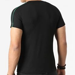 Offres 🛒 Tee 👚 Shirt 017 Noir de NI by Ninho 😀 -California Jewels Soldes ni by ninho 298285 TS 017 NOIR BLANC VERT 20220117T135316 04