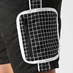 Remise 👍 Short Jogging A Bandes 037 Noir de NI by Ninho 🌟 -California Jewels Soldes ni by ninho 298362 SH 037 BLACK 20220117T112327 05