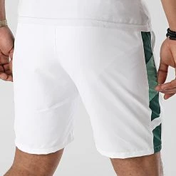 De gros 🥰 Short Jogging A Bandes 034 Blanc Vert de NI by Ninho 🤩 -California Jewels Soldes ni by ninho 298399 SH 034 BLANC VERT VERT CLAIRE 20220117T112613 04