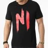 Top 10 ✔️ Tee 👚 Shirt Merch Noir Rouge de NI by Ninho 👏 -California Jewels Soldes ni by ninho 309450 TS 001 BLACK RED 20220322T142448 01