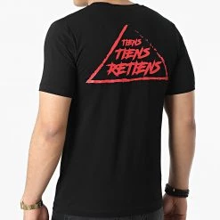 Top 10 ✔️ Tee 👚 Shirt Merch Noir Rouge de NI by Ninho 👏 -California Jewels Soldes ni by ninho 309450 TS 001 BLACK RED 20220322T142451 04