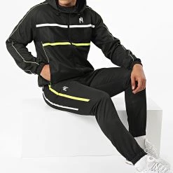 Meilleure affaire 🤩 Ensemble De Survetement Diamond Noir de NI by Ninho 🧨