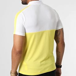 Meilleure vente ❤️ Polo Manches Courtes 022 Jaune Blanc de NI by Ninho ❤️ -California Jewels Soldes ni by ninho 330172 P 022 YELLOW WHITE BLACK 20220817T100724 04