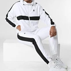Meilleure vente ✨ Ensemble De Survetement N-4 Blanc Noir de NI by Ninho 🥰