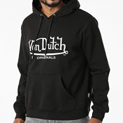 Acheter 🎁 Sweat Capuche Milan Noir de Von Dutch 🎁