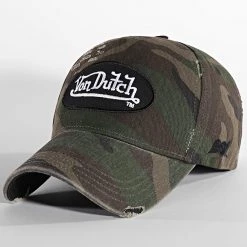 Meilleure vente 🥰 Casquette Cas1 Vert Kaki Camouflage de Von Dutch ⌛