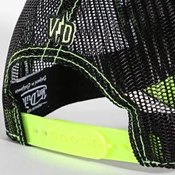 Remise ✔️ Casquette Trucker Cas1 Noir Vert de Von Dutch 🛒 -California Jewels Soldes von dutch 328711 VD 0 CAS1 AHIG AOP 20220729T150410 03