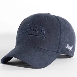 Sortie 🥰 Casquette Suedine Bleu Marine de Von Dutch ⌛