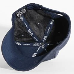 Sortie 🥰 Casquette Suedine Bleu Marine de Von Dutch ⌛ -California Jewels Soldes von dutch 335104 VD 0 CAS1 SUEDINE1 20220906T144112 04