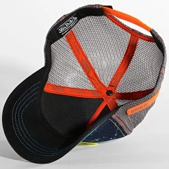 De gros ✔️ Casquette Trucker Amel Bleu Marine Gris de Von Dutch 🌟 -California Jewels Soldes von dutch 335503 VD 0 CAS1 AMEL YEL 20220906T145213 03