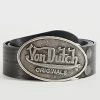 Remise 😀 Ceinture Artist Noir Argent de Von Dutch 🛒 -California Jewels Soldes von dutch 338198 ARTIST NOIR NOIRARGENT 20220923T160128 01