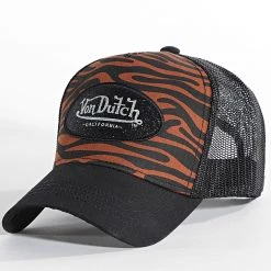 Vente flash ✨ Casquette Trucker Zebra Noir de Von Dutch 🥰