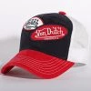 Remise ⌛ Casquette Trucker Russell Bleu Marine Rouge Blanc de Von Dutch 🔔 -California Jewels Soldes von dutch 348426 7030156 1 NAVY WHITE 20221129T095353 01